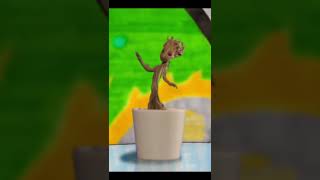 Dancing Baby Groot Stop Motion - Shorts