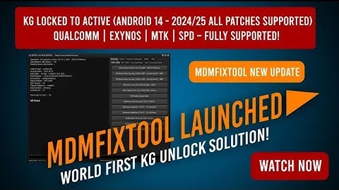 #2025 SAMSUNG KG REMOVE Android version 15 / MDMFIX TOOL big update 2025 / #softwarefixa2z #mdm #Kg