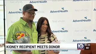 Lampasas woman donates kidney to man she’s never met; pair meets ahead of life-changing surgery