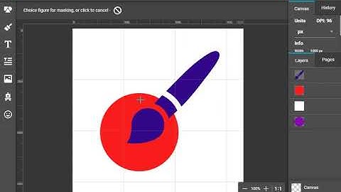 Editing of clipping path in CleverBrush  online editor