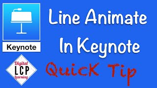 Quick Tip- Line Animate in Keynote