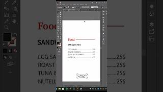 Align Menu Text Like a Pro in Illustrator #croptutorial