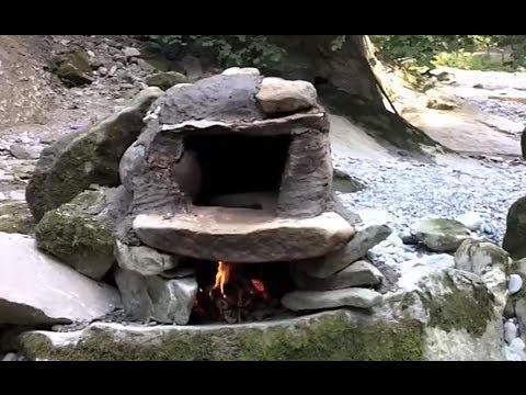 bushcraft-steinbackofen-/-bushcraft-stone-oven