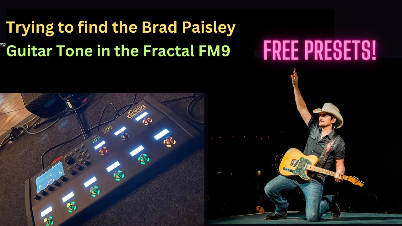 In Search of the Brad Paisley Guitar Tone - Free Fractal FM3 FM9