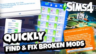 how i went from BROKEN sims 4 mods to NO broken mods (100% WORKS)