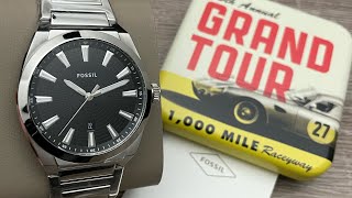 - (Unboxing) Steel Fossil Everett @UnboxWatches YouTube Stainless Watch Men\'s FS5821