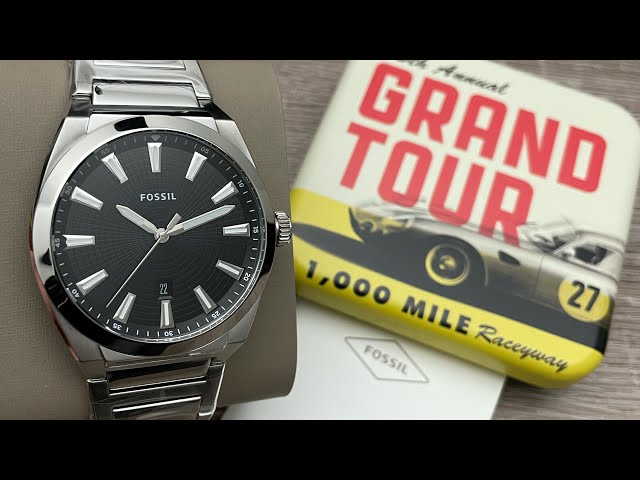 Fossil Everett Stainless Steel Men's Watch FS5821 (Unboxing) @UnboxWatches  - YouTube
