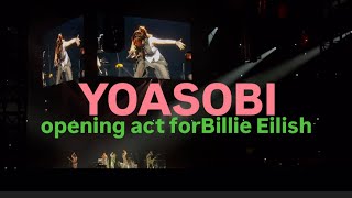 「YOASOBI」Opening act for Billie Eilish  さいたまスーパーアリーナ8.16 ビリーアイリッシュ