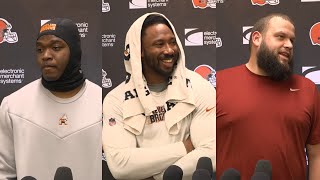 Amari Cooper, Myles Garrett, & Joel Bitonio Press Conferences | November 24, 2023