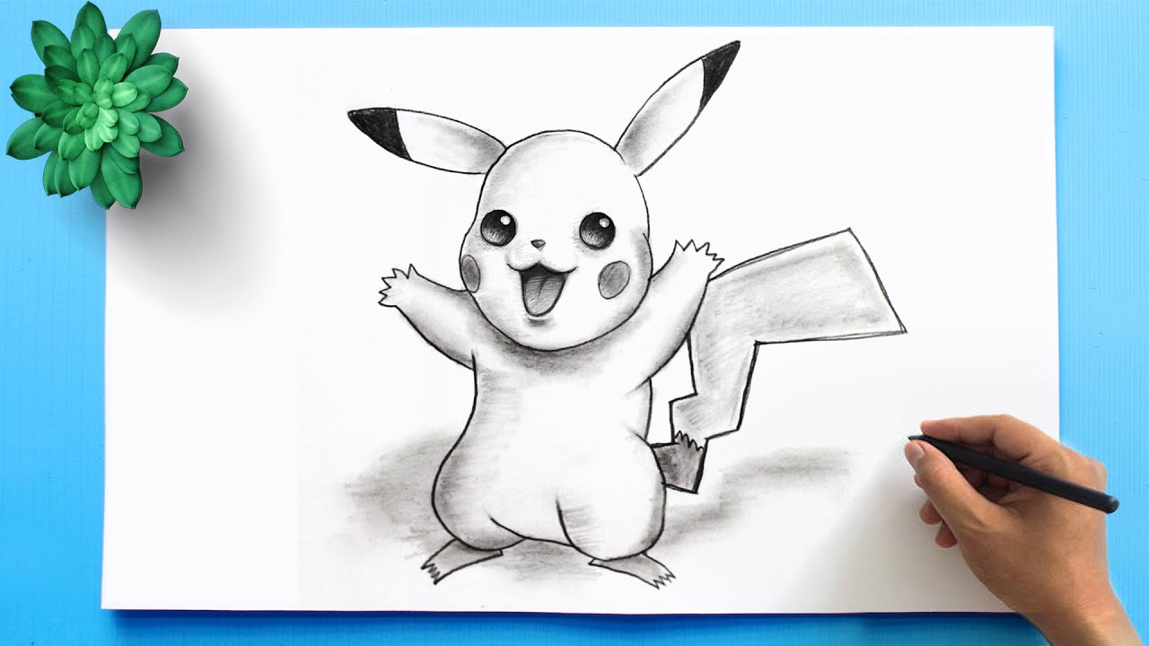 Pencil Art  Cute Pikachu by FlexoCZE on DeviantArt