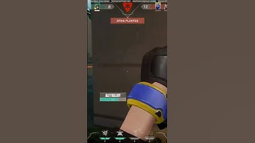 200 IQ 1 HP clutch | 1v4 | #valorant #shorts #killjoy #1hp