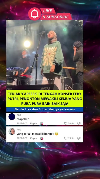 Capeeekk #febyputri #febyputrinc #runtuh #fiersabesari #konser #shorts #youtuberpemula