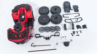 CL-SHD1005 Can Am Outlander ATV Assembling Video | 24V 2 Motors