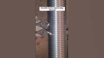Double tools machining thread
