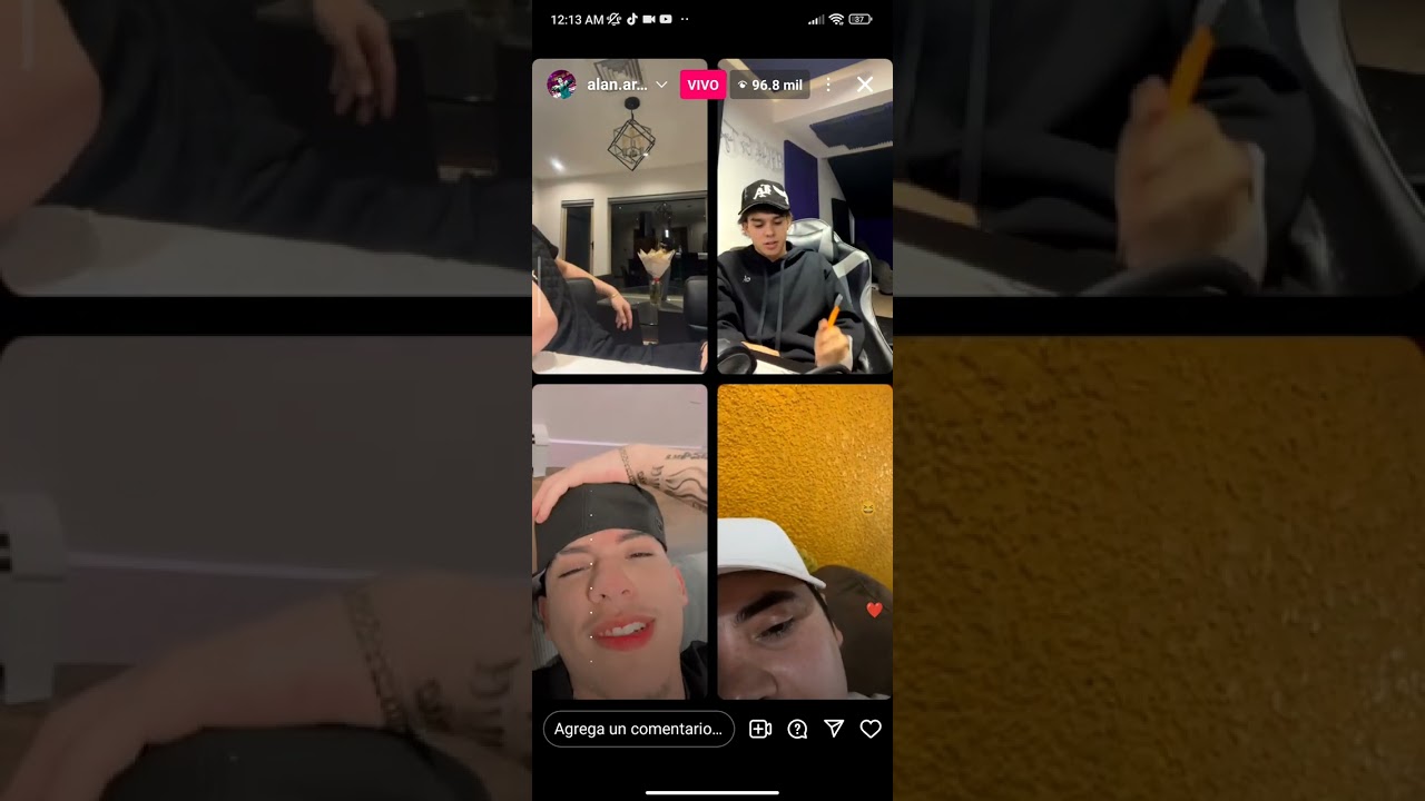 Live de insta completo (Alan Arrieta, memo piña, Gael bloqueado y marquitos)
