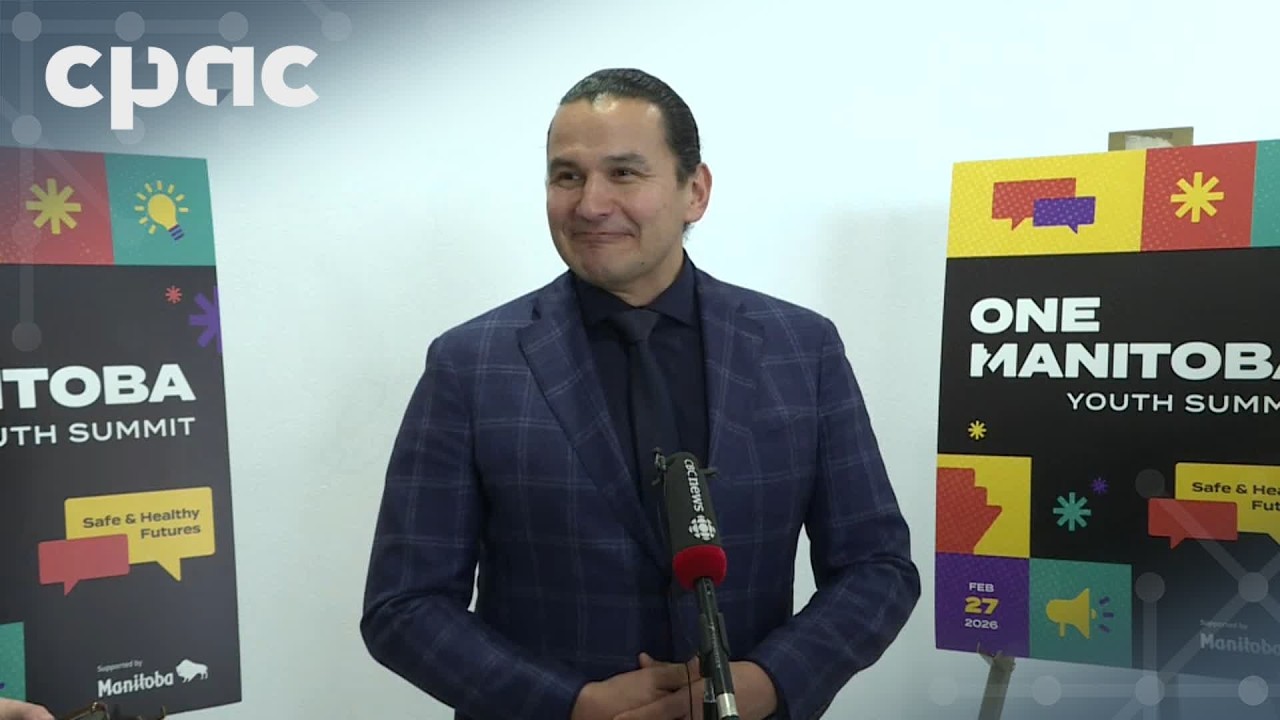 Manitoba Premier Wab Kinew holds a news conference – February 27, 2026