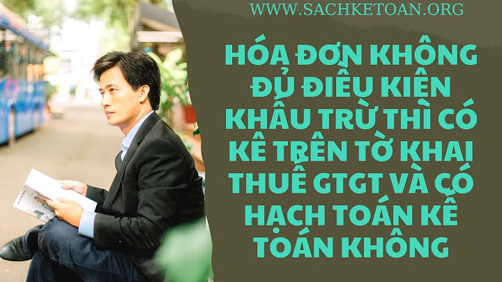 Cách ghi hóa đơn đỏ để được khấu trừ thuế