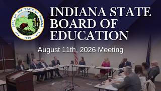 State Board of Education August 11th 2026 Meeting