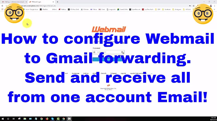 How to Configure Webmail forwarding to Gmail