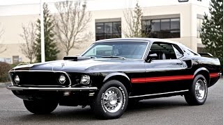 1969 Ford Mustang Mach 1 'R' Code - Raven Black