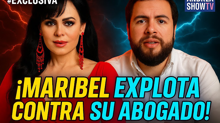 💥 MARIBEL GUARDIA SE DESLINDA DE SU ABOGADO
