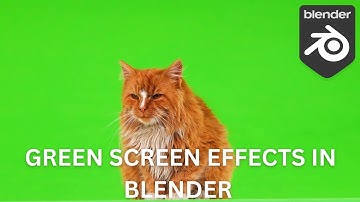 how to remove a green screen from a video using blender