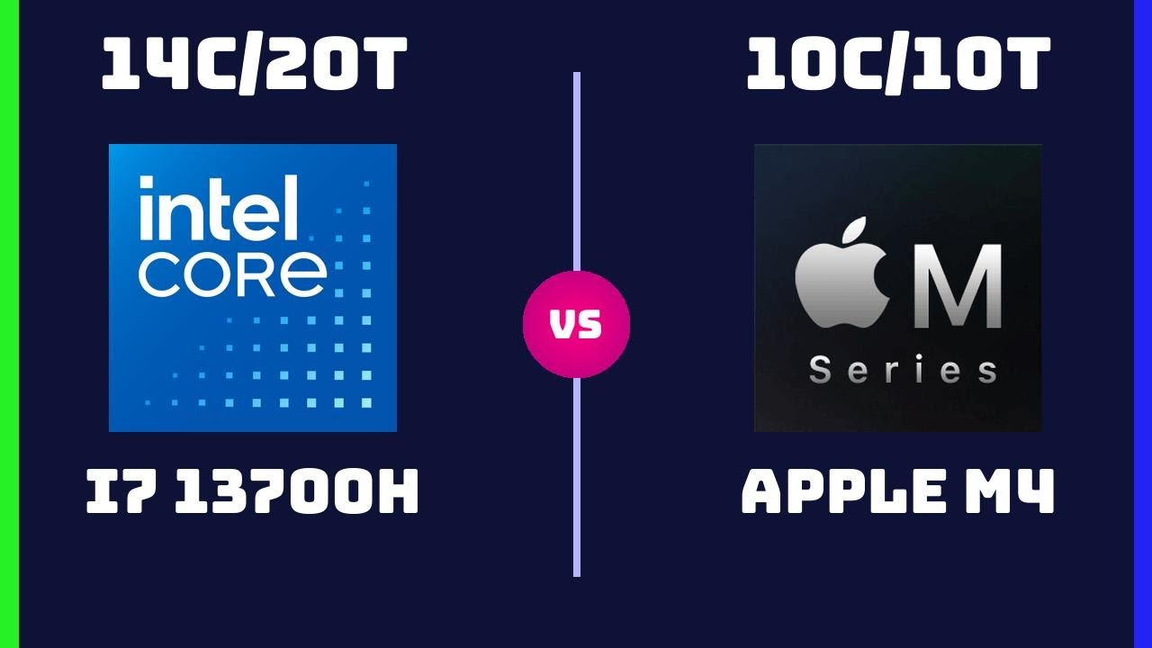 Intel Core i7-13700H vs Apple M4 (10-Core) – CPU Comparison | Which One ...