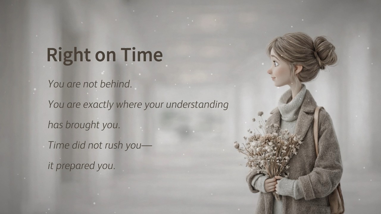 You Are Not BehindーYou Are Right on Time︱Gentle Piano Music for Reading & Quiet Thinking