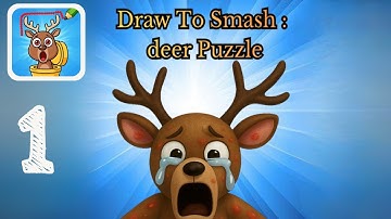 🔥 Draw To Smash: Deer Monster – Epic Drawing Puzzle Game! 🦌💥 (Android/iOS Gameplay)