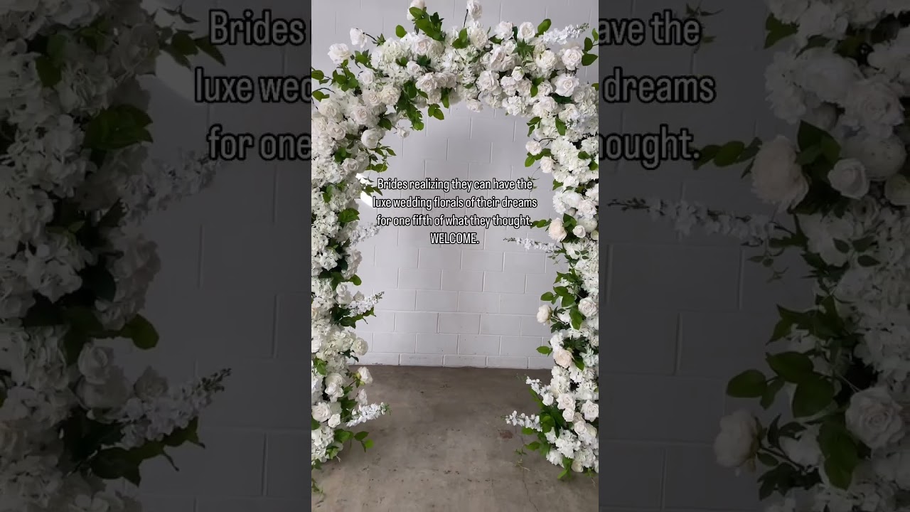 Obsessed with having stunning wedding florals on your bug day? SAME! Our premium faux floral rentals