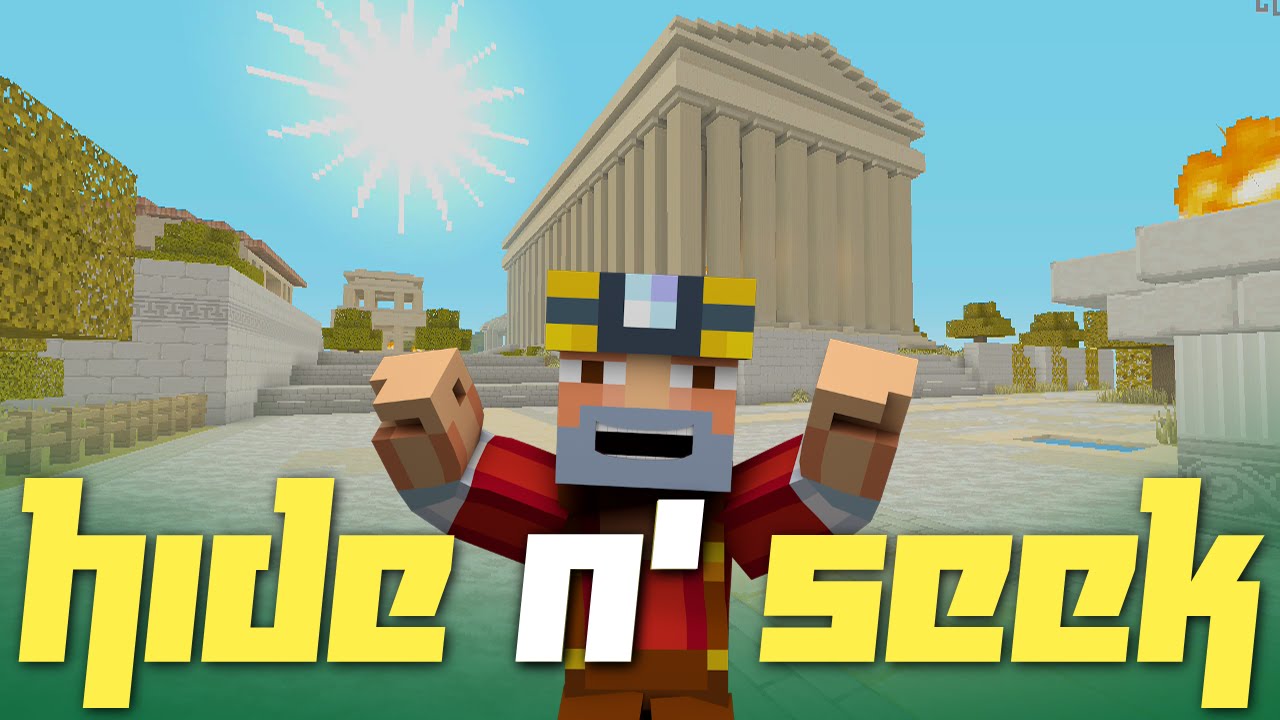Minecraft Xbox One: Hide N' Seek on Greek Mythology Mash-Up Pack World!, image size:1280x720
