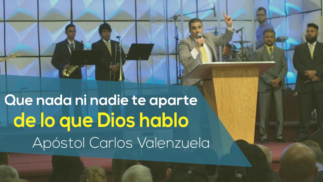Que nada ni nadie te aparte de lo que Dios hablo - YouTube