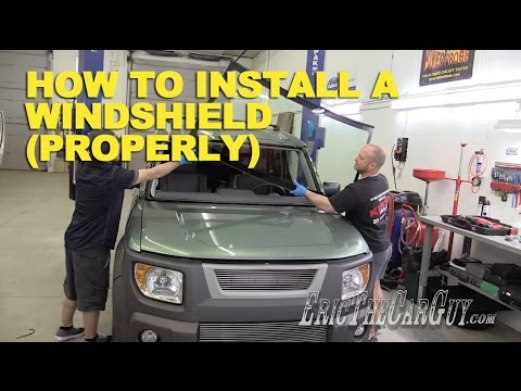 Video: How To Put A Windshield