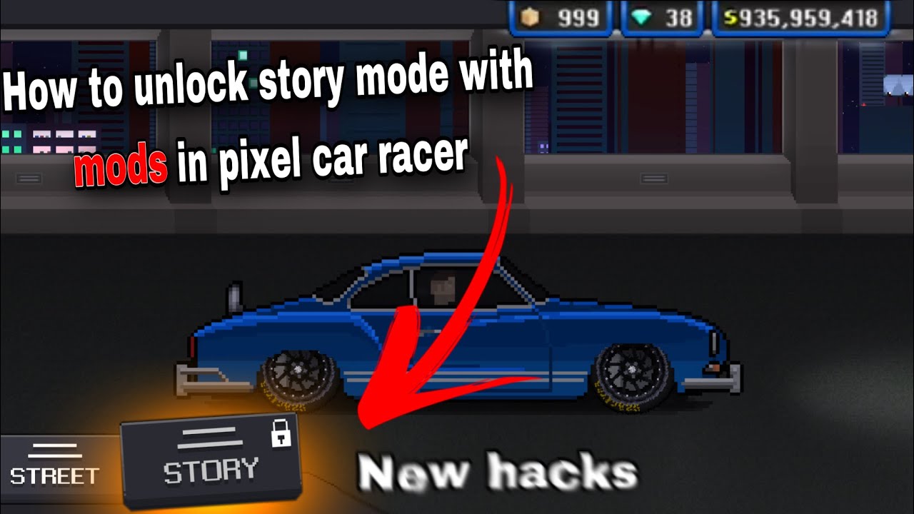 how to unlock story mode in pixel car racer 2023 new update 