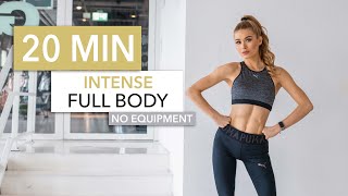 20 MIN FULL BODY WORKOUT - Intense Version / No Equipment I Pamela Reif image