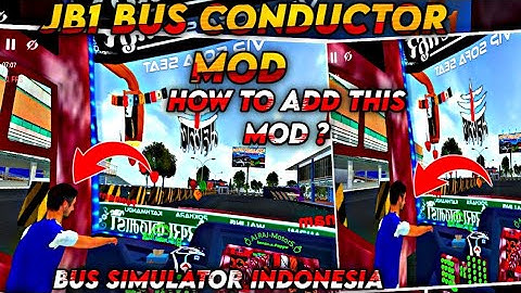How To Add Conductor Mod in Bus Simulator indonesia v4.3.4 😍 New Conductor Mod For Bussid