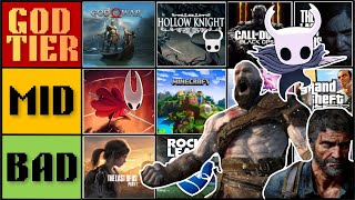 Ranking EVERY Game I Played in 2025