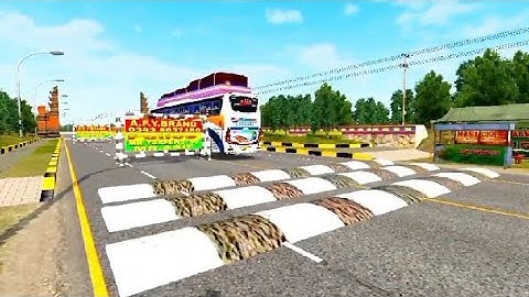 Speed breaker road code name || Bussid v3.7.1|| Bus simulator Indonesia||