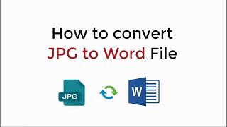 How to Convert JPG to Word Document UPDATED 100% WORKING