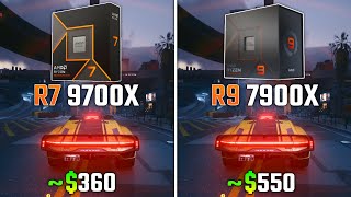 Ryzen 7 9700X Vs Ryzen 9 7900X Test In 6 Games