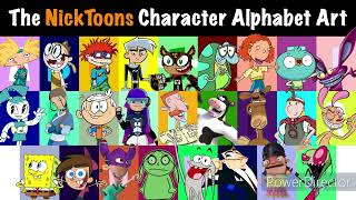 My Nicktoons Character Alphabet Art So Far Picture