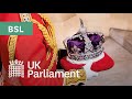 State Opening of Parliament and The Queen's Speech with British Sign Language (BSL) - 11 May 2021