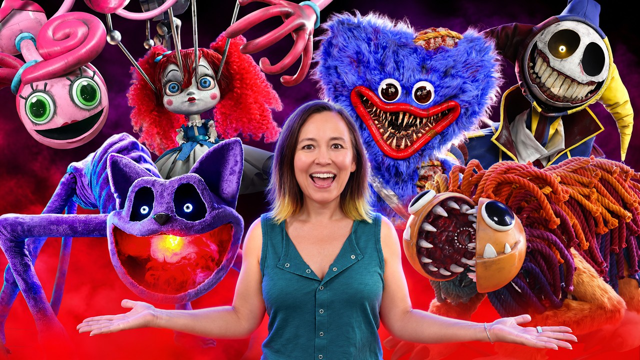 We made POPPY PLAYTIME Animatronics in Real Life!