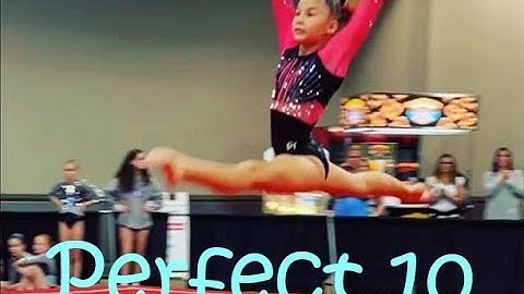 Mikala Holmes Xcel Platinum Perfect 10 Floor Routine