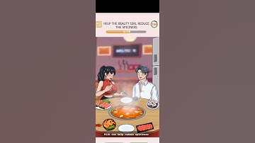 Tricky Twist Puzzle Level 31 HELP THE BEAUTY GIRL REDUCE THE SPICINESS ||Solution