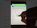 Sin & Cos Triangle Math Hack | JusticeTheTutor #math #shorts #maths #school