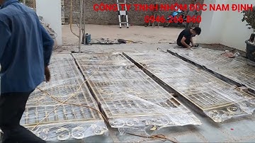 ✅ Cách lắp đặt cổng nhôm đúc 4 cánh hoa lá tây để sau này cổng không bị sệ, và mở dễ dàng,