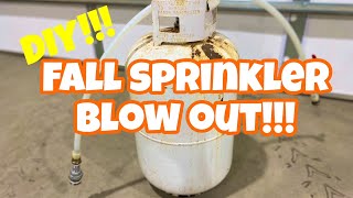 DIY!!! Fall Sprinkler Blow Out!!! by MJA doing stuff 347 views 6 months ago 7 minutes, 21 seconds