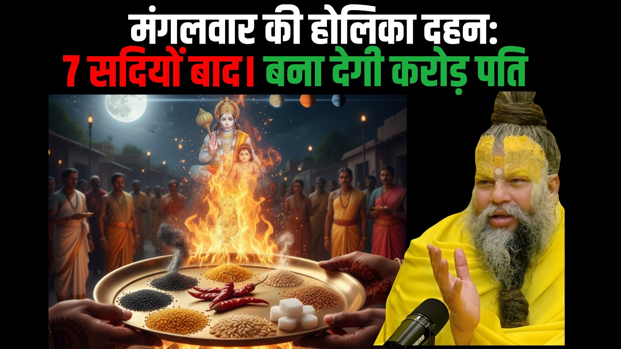 मंगलवार की होलिका दहन: 7 सदियों बाद 'काला सोना' बनने वाली राख का रहस्य! | Premanand ji maharaj