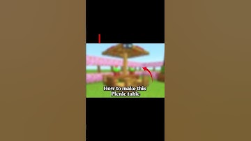 This is the best Picnic table in Minecraft @HexSnap #minecraft #build